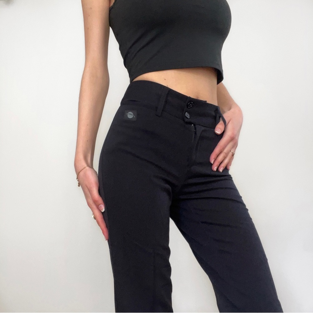 Gorgeous black straight leg suit pants/ trousers, size 6 🍒 - Picture 3 of 7